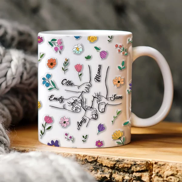Custom 3D Inflated Effect Printed Mug - Is Where You Are Loved The Most - Mother's Day, Gift For Mom, Grandma