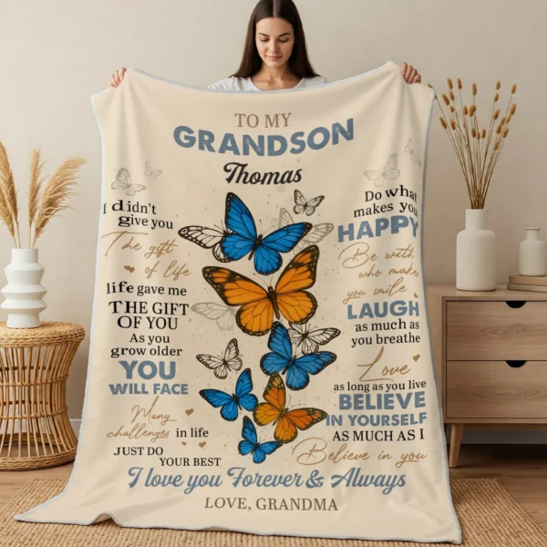 Custom Blanket - To My Granddaughter I Didn't Give You - Personalized Gifts to Granddaughter, Family Member